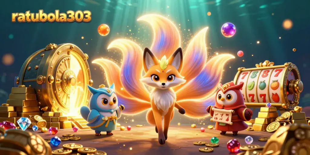 Menangkan Jackpot di ratubola303 dengan keberuntungan slot bertema kartun.