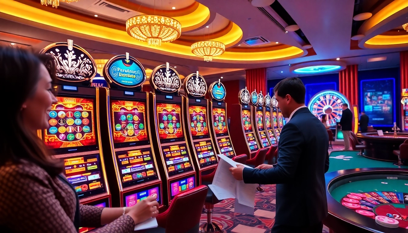 Experience the excitement of demo slot pragmatic gameplay in a luxurious casino setting.
