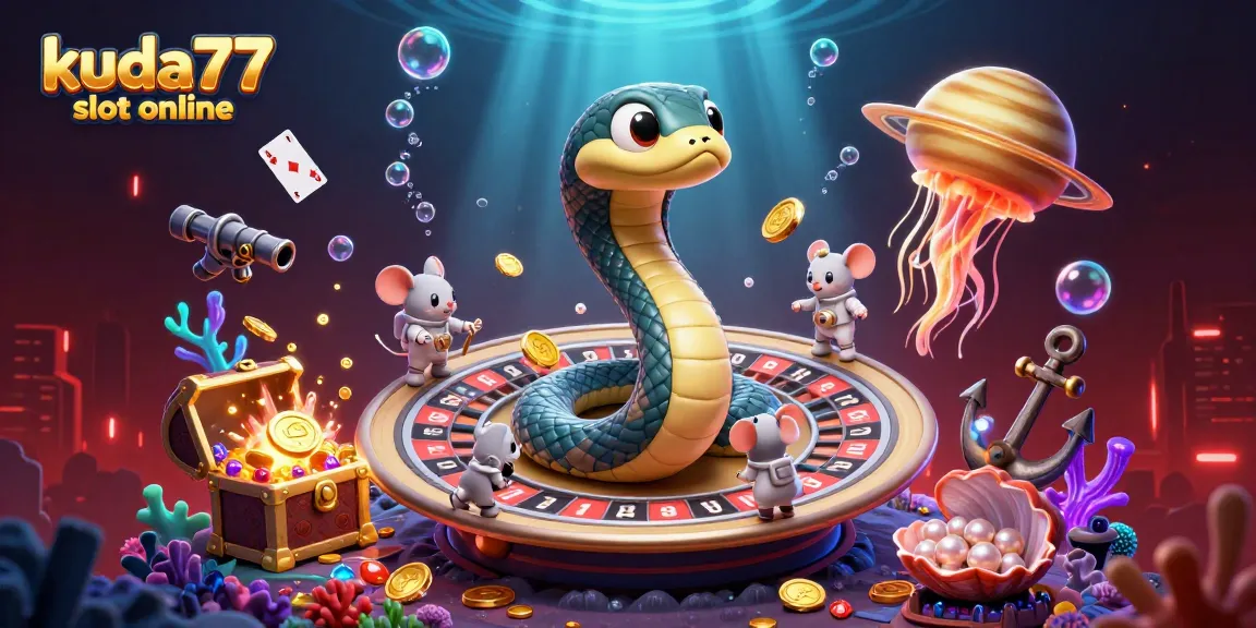 Kuda77 slot online menghadirkan suasana kasino yang meriah dengan karakter 3D unik dalam aksi taruhan.