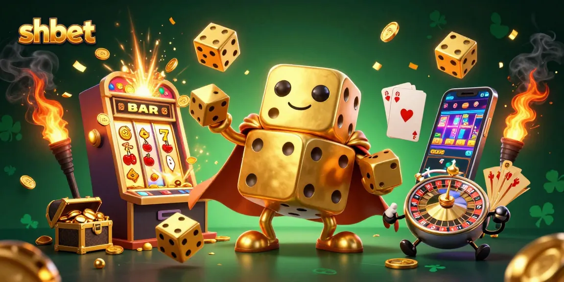 Experience thrilling gaming action with SHBET's vibrant casino scene bursting with excitement.