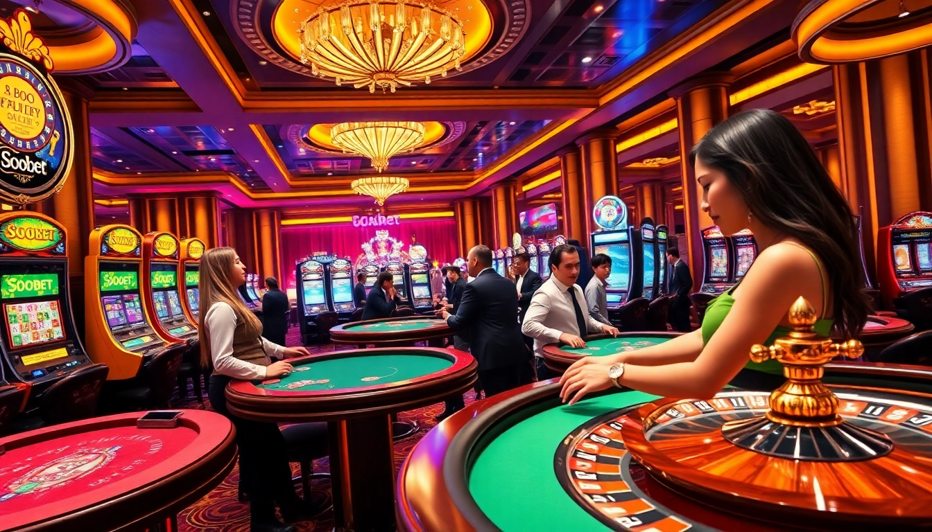SboBet players enjoying an immersive casino experience with engaging betting options