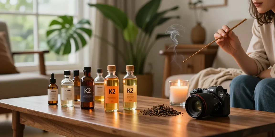 Experience the best scents while you buy-premium-liquid-herbal-incense in a cozy atmosphere with calming elements.