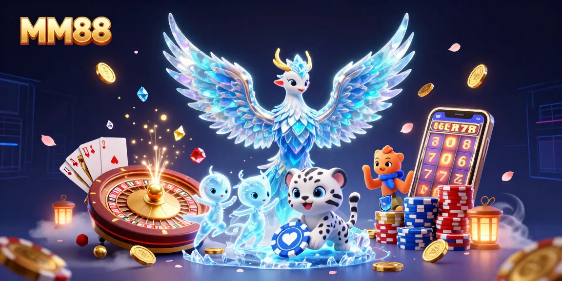 Experience excitable winning moments with MM88's vibrant casino and gaming scene.