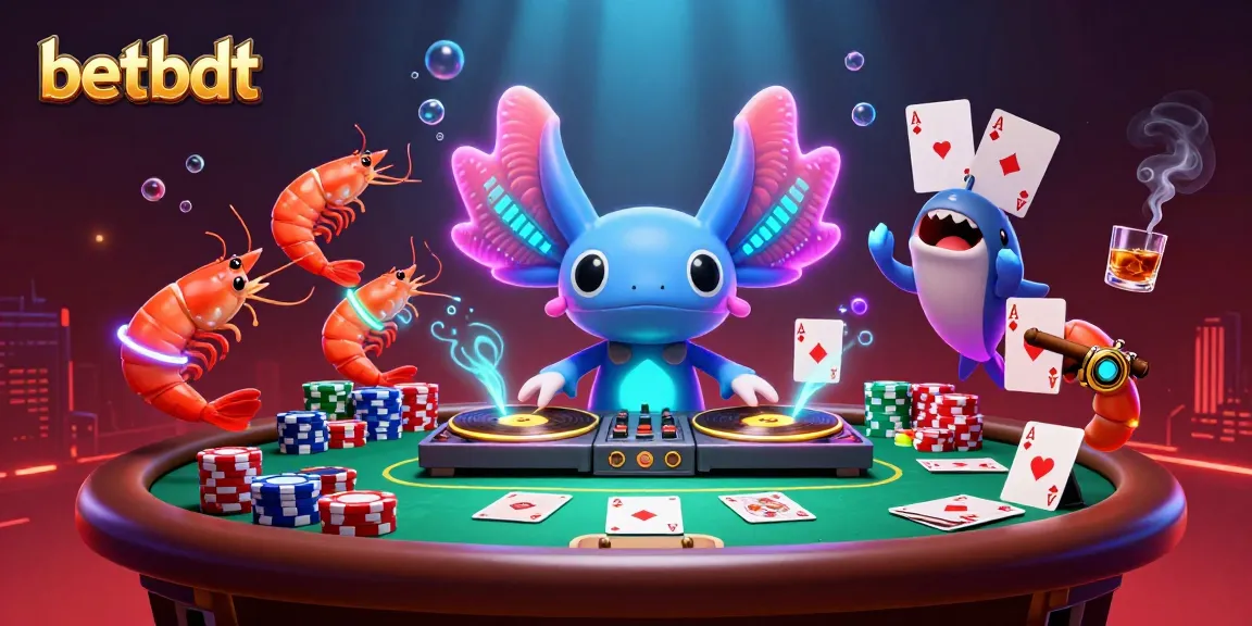 Engage in thrilling gaming experiences at betbdt with vibrant 3D casino illustration