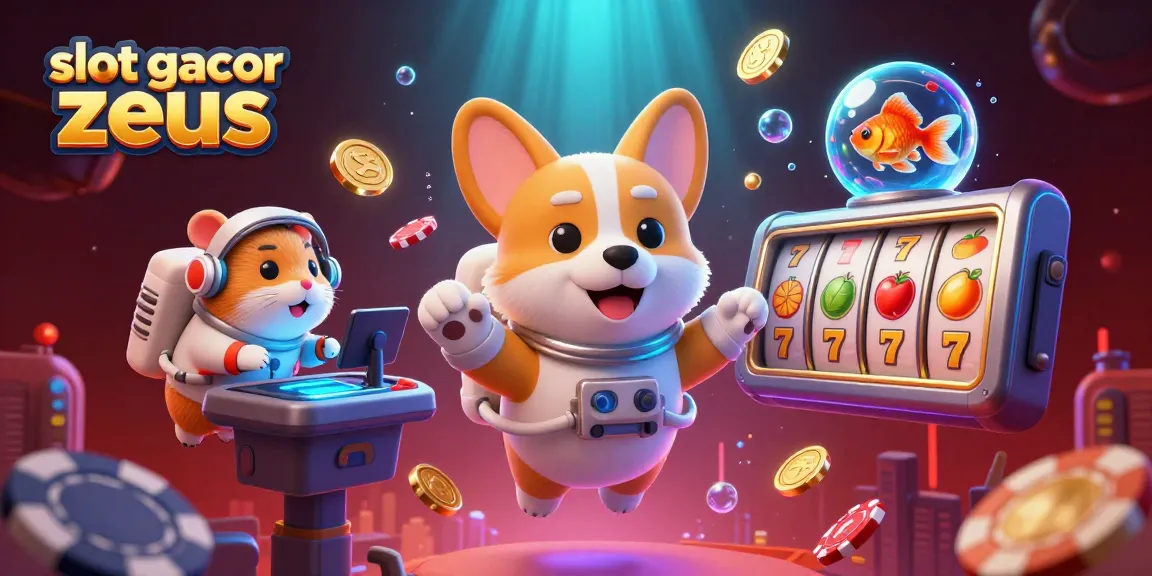 Experience immersive fun with slot gacor zeus featuring a colorful floating casino scene.
