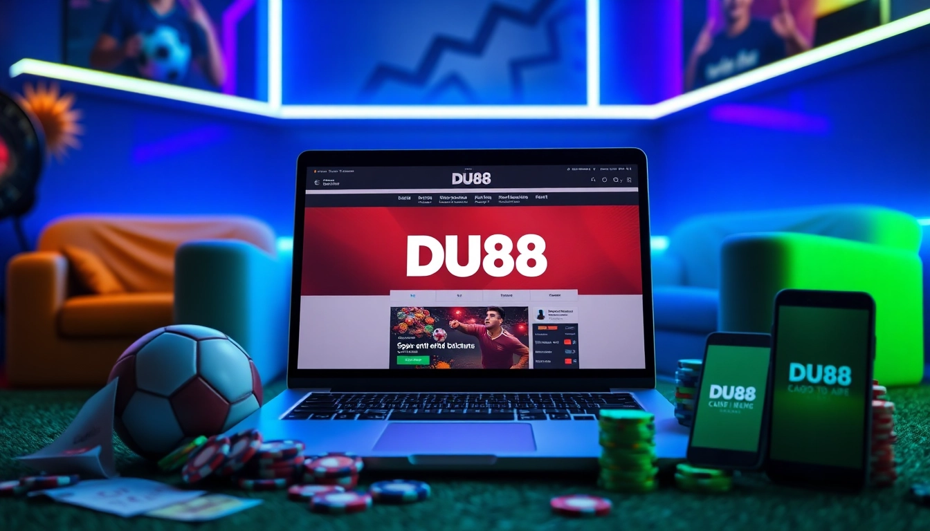 Experience online gaming excitement with DU88 sports betting setup