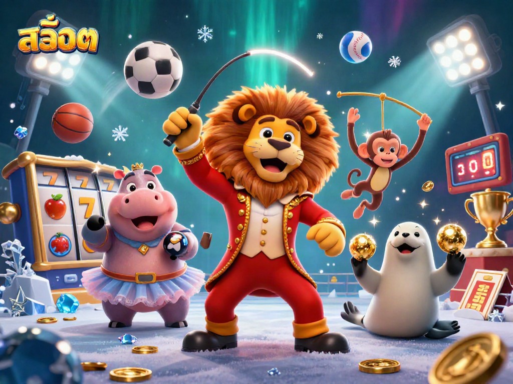 Engage in thrilling action with สล็อต featuring colorful characters and dynamic casino elements.