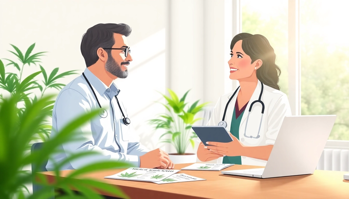 Learn about the medical marijuana card online benefits in a professional consultation setting.