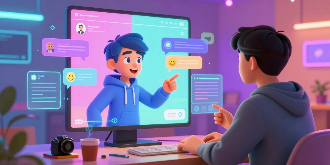 Engaging hentai ai chat with animated characters in vibrant digital environment