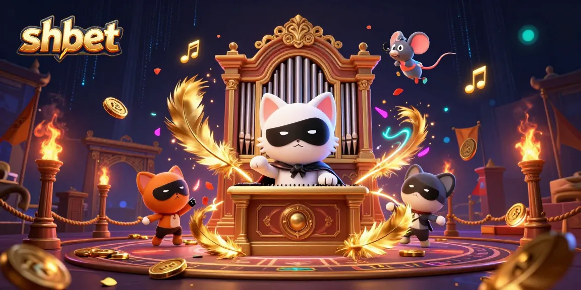 Engage in exciting gameplay at shbet, where a 3D phantom cat orchestrates the casino experience.