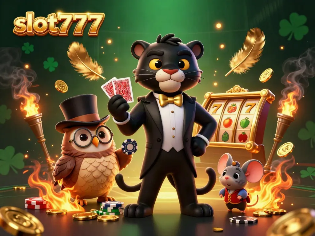Slot777 memberikan pengalaman menyenangkan dalam permainan mesin slot dengan karakter bergaya.