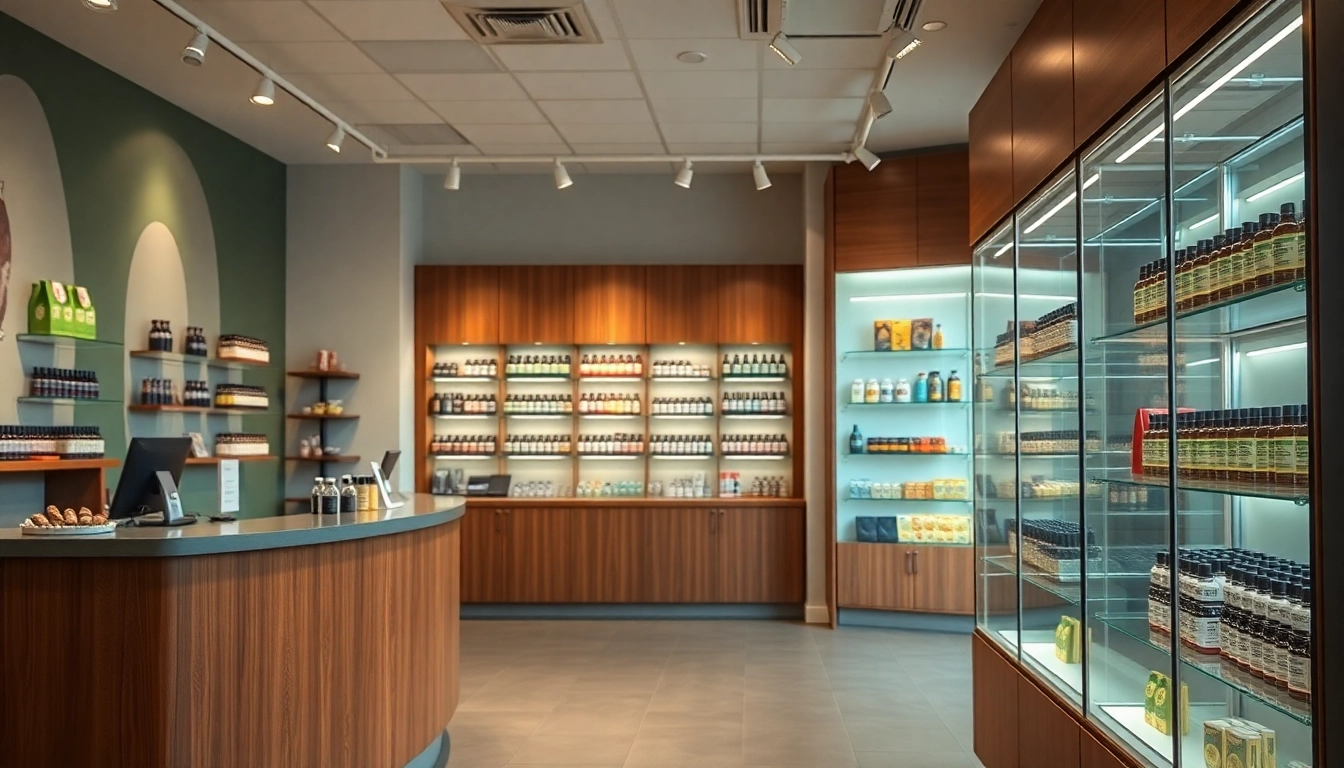 Explore a vibrant CBD Shop interior showcasing diverse CBD products in a welcoming atmosphere.