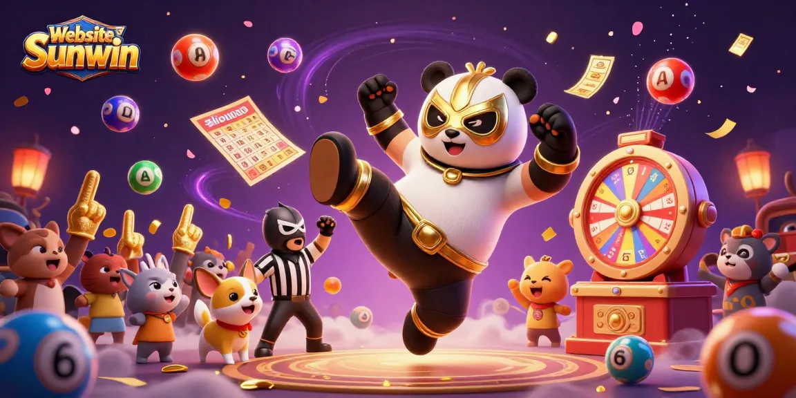 Experience excitement at Website Sunwin with animated characters and vibrant casino elements.