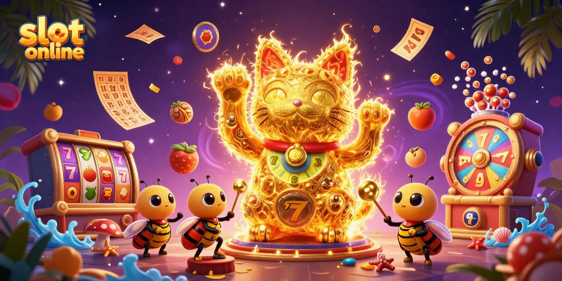 Menangkan slot online dengan petunjuk visual dari karakter dan elemen permainan yang berwarna-warni.