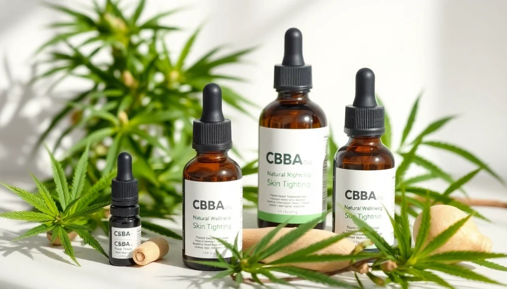 How to tighten neck skin with CBD oil and natural wellness products in a vibrant, healthy setting.